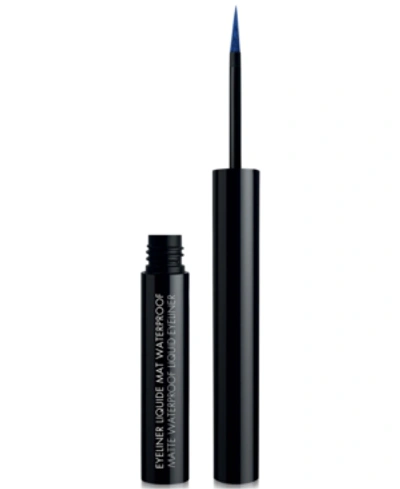 Black Up Matte Waterproof Liquid Eyeliner In Elm05 Electric Blue