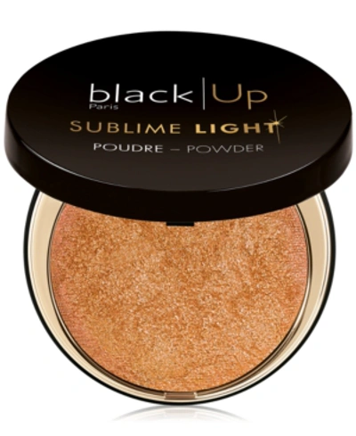 Black Up Sublime Light Compact Powder In Slp05 Copper Gold