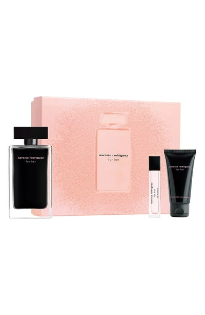 Narciso Rodriguez For Her Eau De Toilette 3 Piece Gift Set ($155 Value)