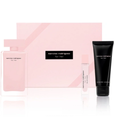 Narciso Rodriguez For Her Eau De Parfum 3-pc. Gift Set, Created For Macy's