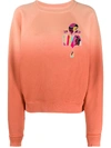 Isabel Marant Belem Cotton-blend Sweatshirt In Orange