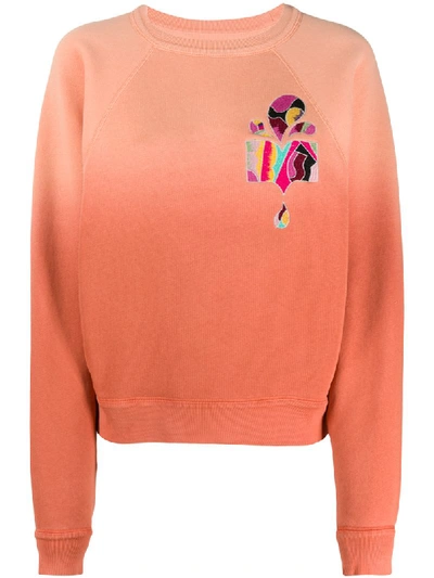 Isabel Marant Belem Cotton-blend Sweatshirt In Orange | ModeSens