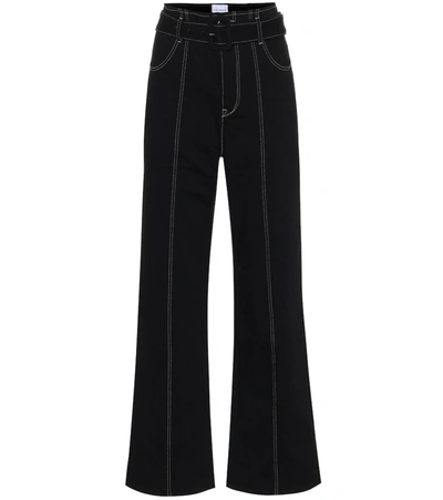 Colovos High-rise Straight Jeans In Black