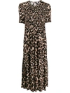 Baum Und Pferdgarten Women's Romance & Rituals Adamaris Leopard-print Dress In Brown