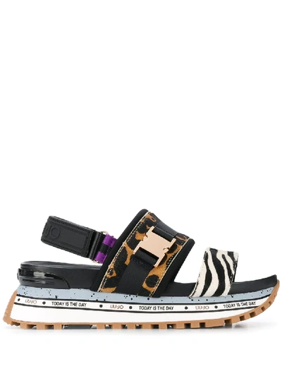 Liu •jo Sandals 'wonder Maxi 06' In Black