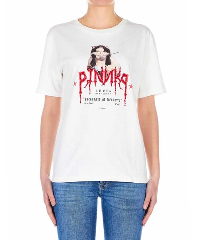 Pinko Lucia Heffernan T-shirt In White