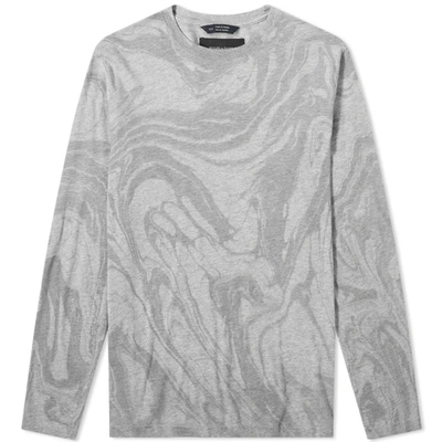 Wings + Horns Wings And Horns Cotton Vertical Dyed Sweatshirt In Grey