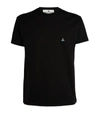 Vivienne Westwood Classic Orb Logo T-shirt In Black