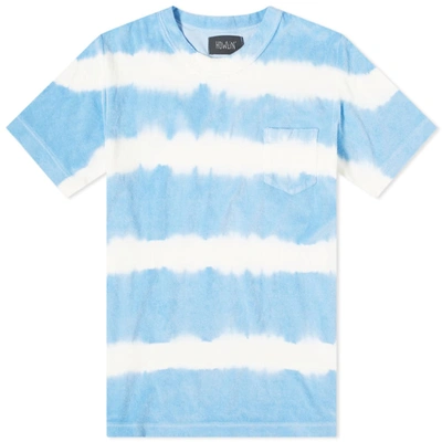 Howlin' Hand Dyed Stripe T-shirt - Sky Blue/natural
