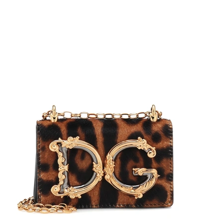 Dolce & Gabbana Dg Amore Mini Crossbody Bag In Black