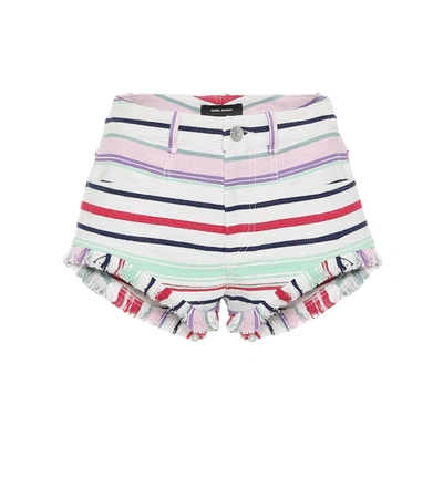Isabel Marant Campinas Cotton-blend Shorts In Multicoloured
