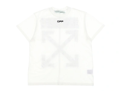 Pre-owned Off-white  Oversized Fit Airport Tape T-shirt White