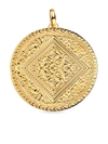 Monica Vinader Marie 18ct Yellow-gold Vermeil Mini Pendant In Yellow Gold