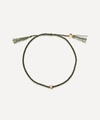 Atelier Vm Lucy Diamond Cotton Bracelet In Green