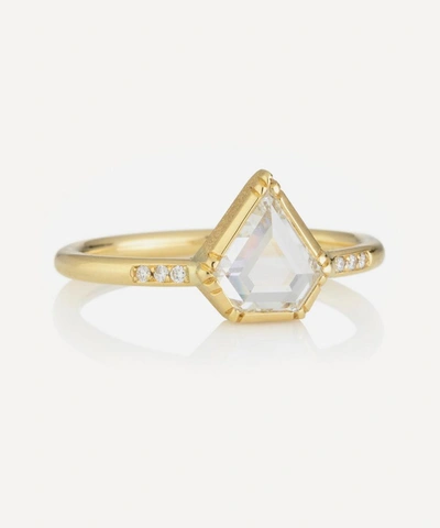 Brooke Gregson Gold Princess Diamond Band Ring
