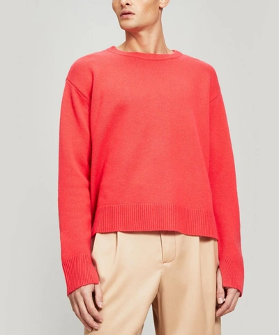 Sies Marjan Jett Cashmere Jumper In Scarlet