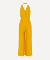 Paloma Wool Beirut V-neck Linen Jumpsuit In Yellow