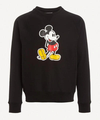 The Soloist Mickey Mouse Crew-neck Sweatshirt In Black