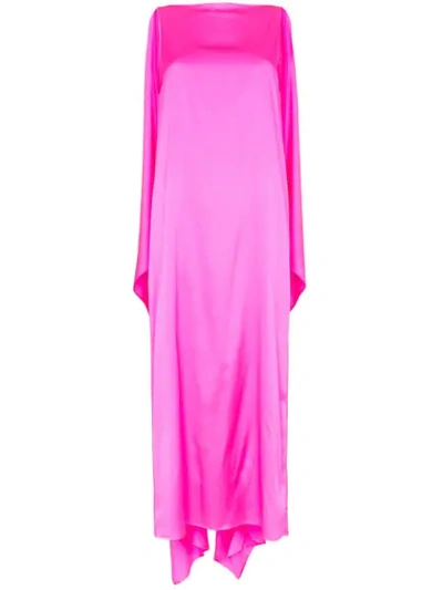 Bernadette Judy Sleeveless Silk-satin Dress In Pink