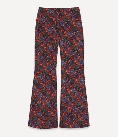 Liberty London Patti Tailored Flared Trousers In Assorted