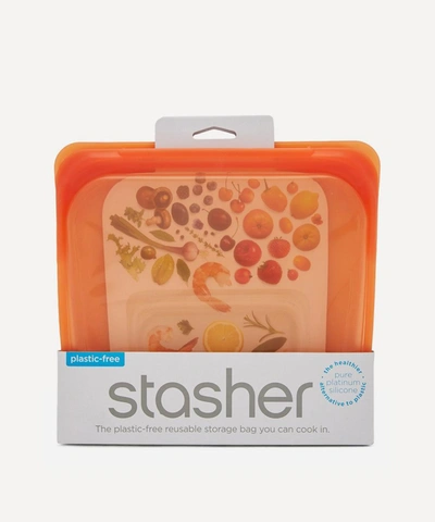 Stasher Reusable Silicone Sandwich Bag In Citrus