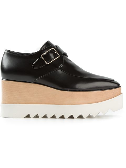 faux leather platform shoes