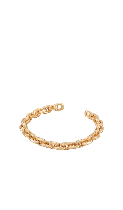 Amber Sceats Link Cuff Bracelet In Gold