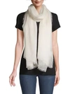 Saks Fifth Avenue Women's Collection Lightweight Cashmere & Silk Scarf In Luce