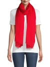 Saks Fifth Avenue Women's Collection Lightweight Cashmere & Silk Scarf In Red