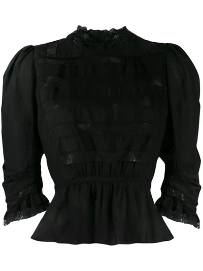 Marc Jacobs The Victorian Blouse In Black