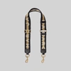 Marc Jacobs The Logo Webbing Strap In Gold Multi