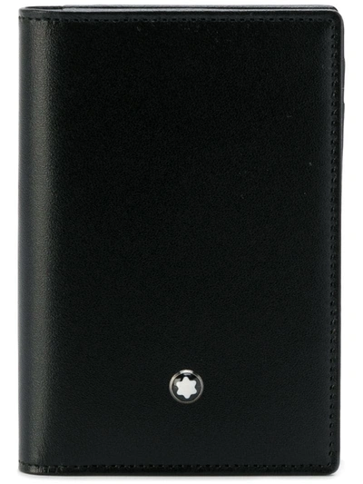 Montblanc 4810 Westside Business Card Holder In Black