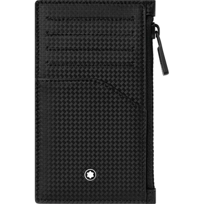 Montblanc Extreme 2.0 Pocket Holder 5cc With Zip Pocket In Black