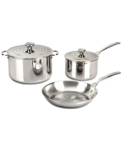 Le Creuset 5-pc. Stainless Steel Cookware Set In No Color