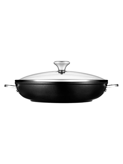 Le Creuset Toughened Nonstick Pro 4-quart Shallow Casserole/braiser & Glass Lid
