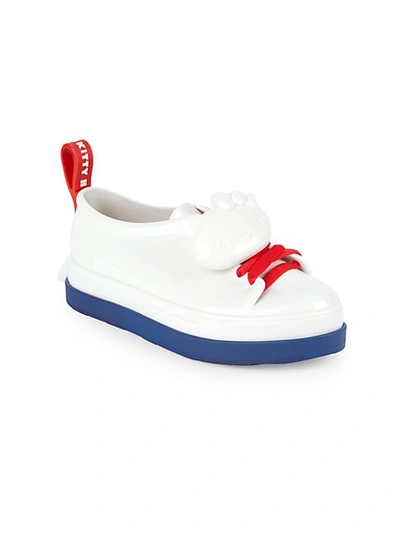 Melissa Kids' Girl's  X Hello Kitty Low-top Platform Sneakers In White Red