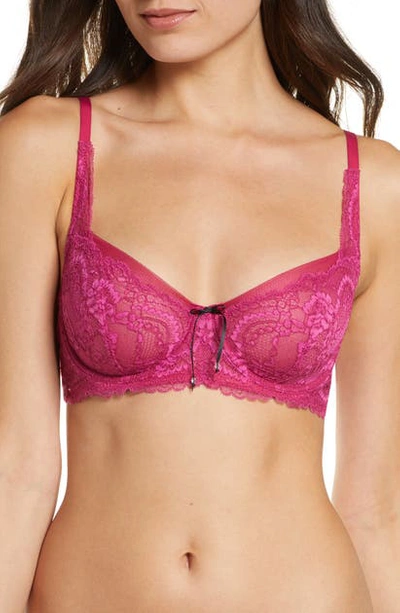 Skarlett Blue Minx Balconette Bra 1733100 In Exotic Pink