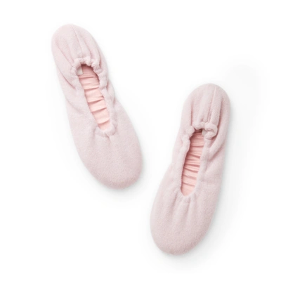 Skin Cashmere Ballet Flat Shoe In Pale Pink