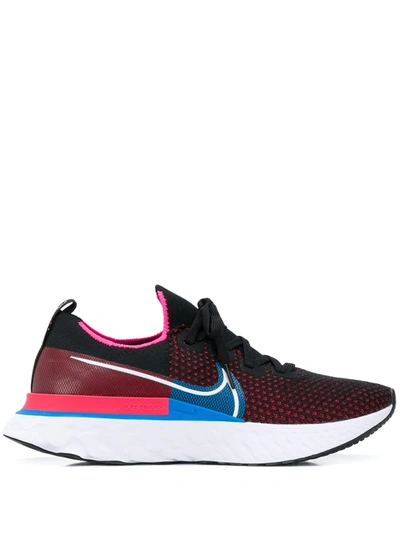 Nike React Infinity Run Flyknit Men's Running Shoe (black) - Clearance Sale In Black/white/red Orbit