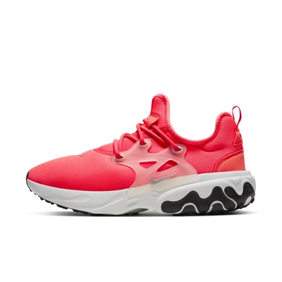 Nike React Presto Men's Shoe In Laser Crimson,off White,black,metallic Silver