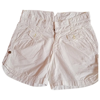 Pre-owned Woolrich White Cotton Shorts