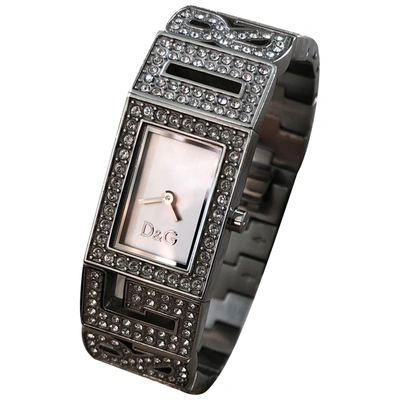 Pre-owned Dolce & Gabbana Watch In Silver