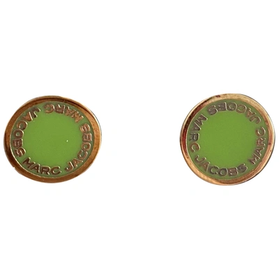Pre-owned Marc By Marc Jacobs Earrings In Green