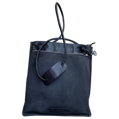 Pre-owned Costume National Cloth Bag In Black