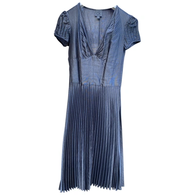 Pre-owned Calvin Klein Mid-length Dress In Grey