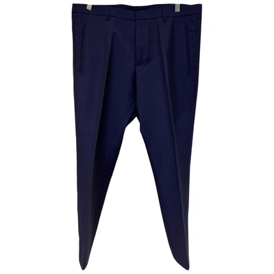 Pre-owned Jil Sander Trousers In Blue