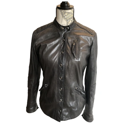 Pre-owned Barbara Bui Leather Jacket In Black