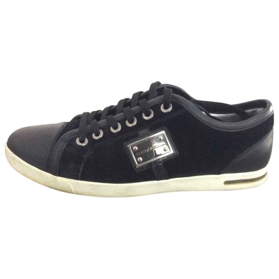 Pre-owned Dolce & Gabbana Low Trainers In Black
