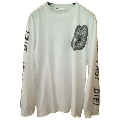 Pre-owned Mcq By Alexander Mcqueen White Cotton T-shirt