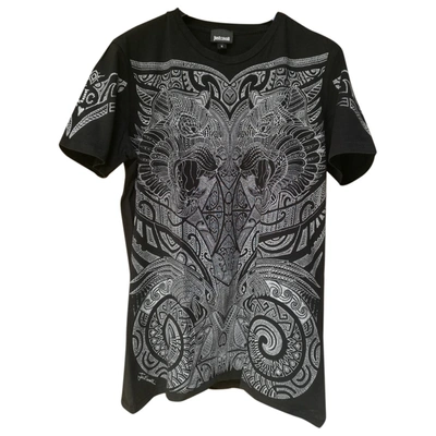 Pre-owned Just Cavalli Black Cotton T-shirt